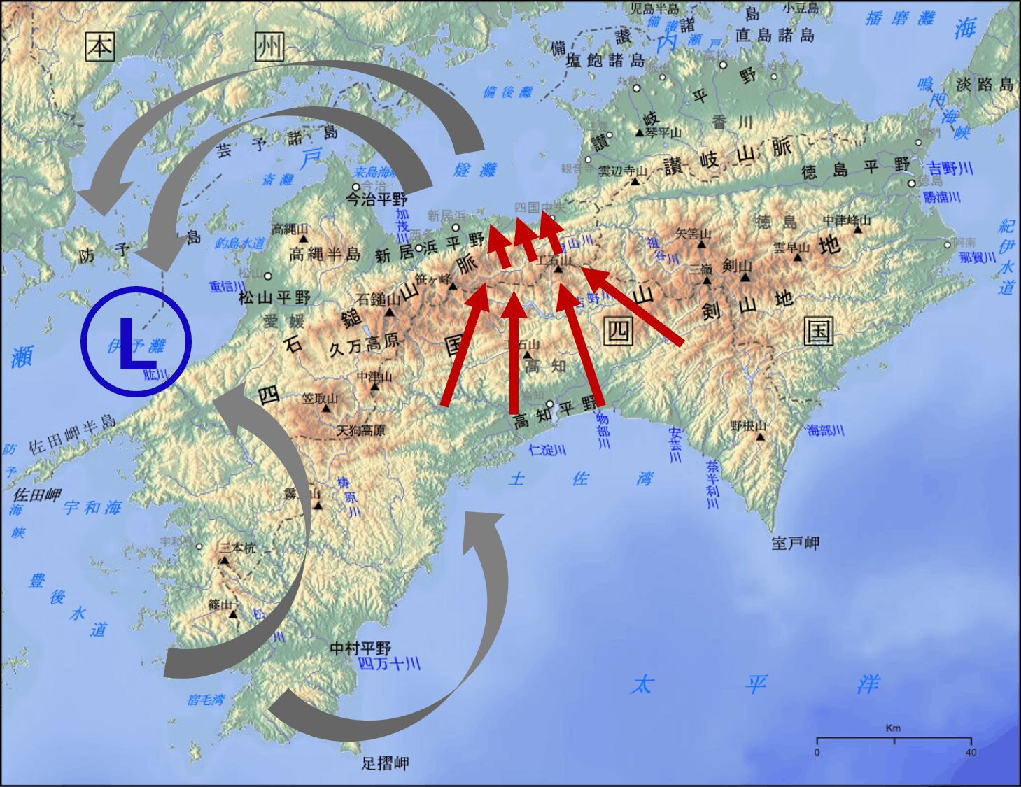 局地風と成因の分類（海陸風・山谷風・地峡風・滑降風など） - 地理 