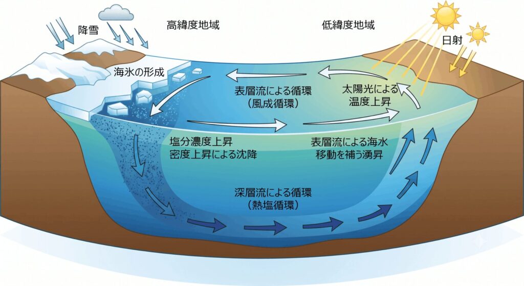海流の成因別分類(吹送流・補流・傾斜流・密度流) - 地理ラボ 詳しすぎる高校地理